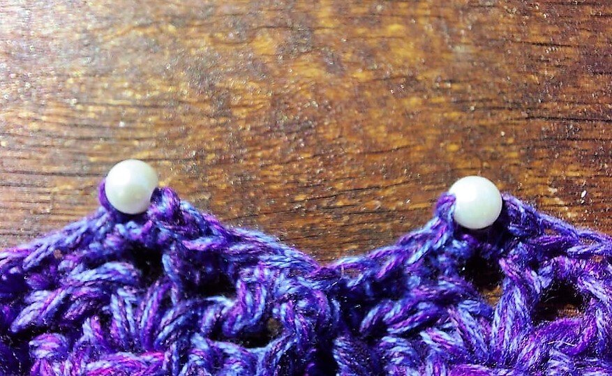 How to crochet beads in - Fototutorial