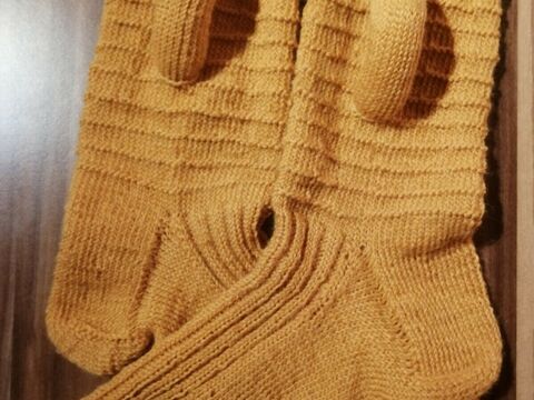 Anleitung Sockenmuster "Bierkrug" mit Henkel