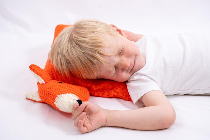 Strickanleitung Tierkissen Fuchs Foxie, größe 30x30 cm, Anfängerfreundlich