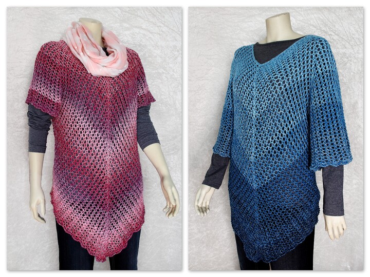 Crochet pattern tunic // shirt Arioso