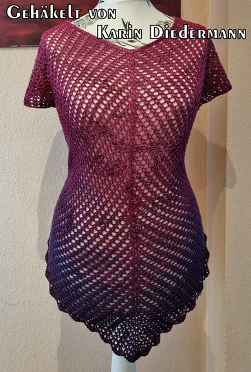 Crochet pattern tunic // shirt Arioso