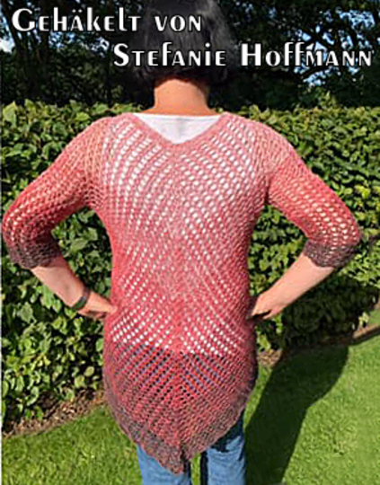 Crochet pattern tunic // shirt Arioso