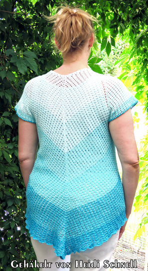 Crochet pattern tunic // shirt Arioso