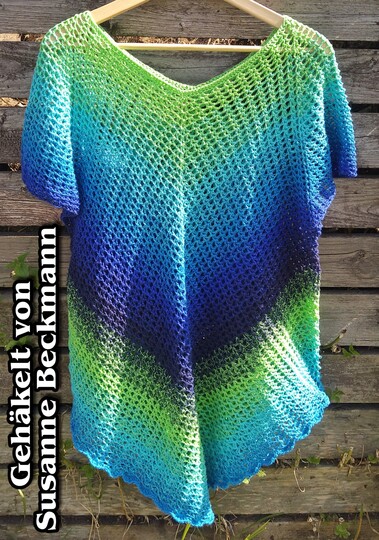 Crochet pattern tunic // shirt Arioso