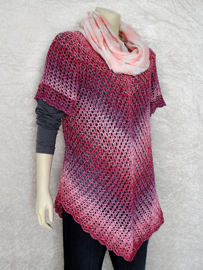 Crochet pattern tunic // shirt Arioso