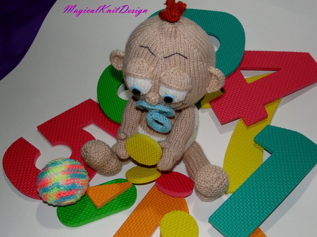 Baby Tamtam row by row  knitting pattern with photo-tutorial - Image 6