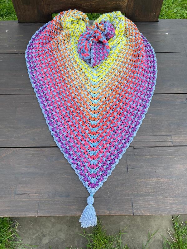 Häkelanleitung "Happy-Scarf" 5 Anleitungen in einer Anleitung