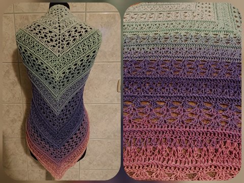 Anleitung Tatjana häkeln Dreieckstuch