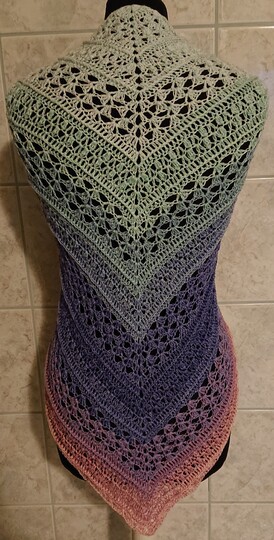 Anleitung Tatjana h&auml;keln Dreieckstuch