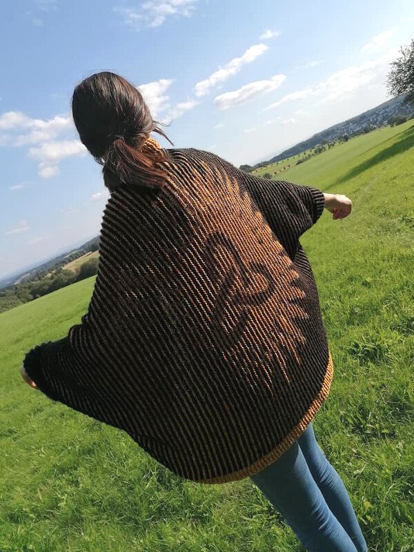 Seelenwärmer Sonne Illusionsstricken - Bild 3