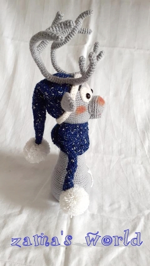 Häkelanleitung Winter-Ren