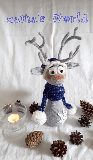 Häkelanleitung Winter-Ren