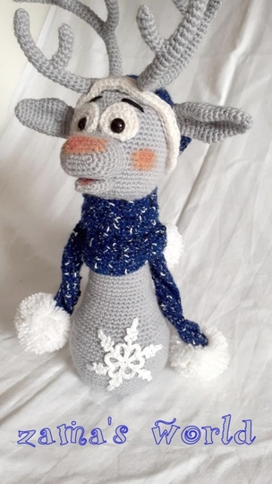 Häkelanleitung Winter-Ren