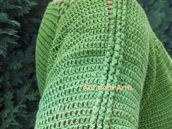 RVO Pullover „Waldmeister“ Häkelanleitung anpassbar auf alle Damen Größen
