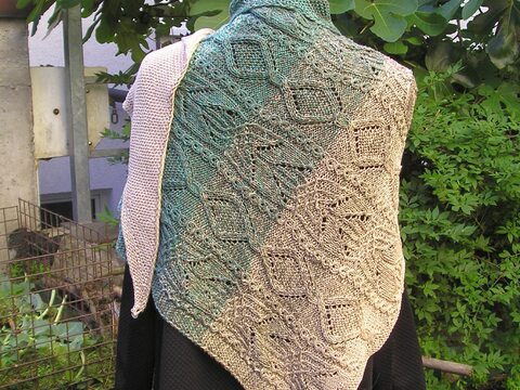 Strickanleitung Dreieckstuch "Rolling Stone"