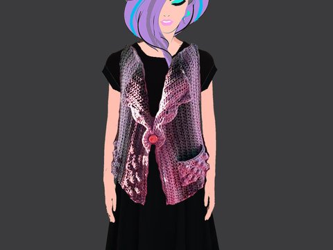 Weste Bobbelchen - Häkelanleitung - auch für Anfänger