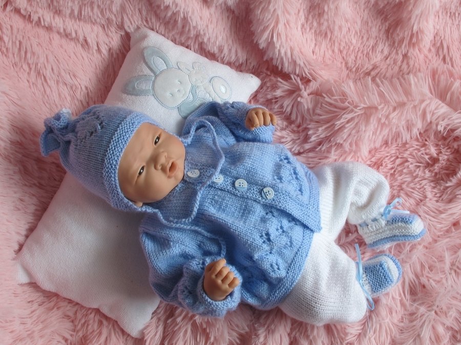 Strickanleitung Rebornset Modell PETER Gr. 46 3-teilig - Bild 6