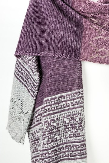 Stola Mrs. Gaskell, Strickanleitung