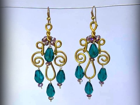 prachtvolle Ohrringe "ROYAL"