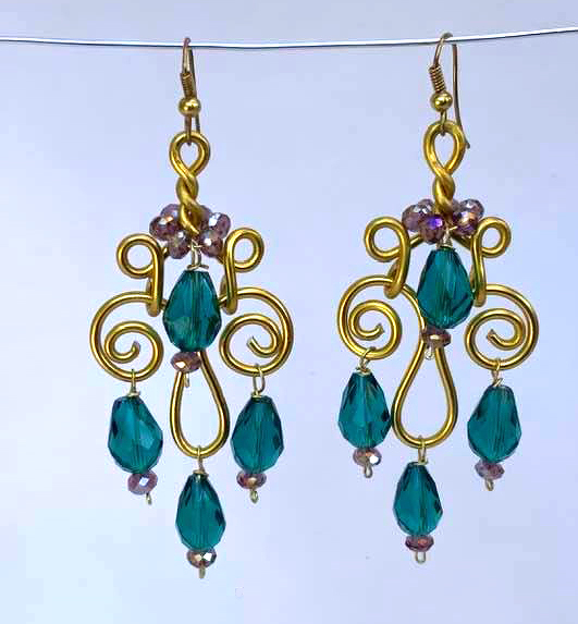 prachtvolle Ohrringe "ROYAL"