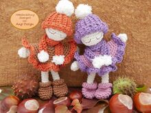 Häkelanleitung Zwergerl mit Mütze und Schal