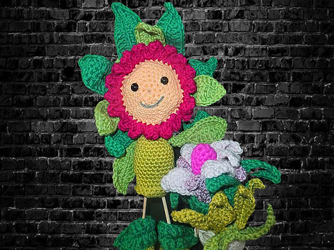 Blümli Gartenfee - Deko - Amigurmi - Häkelanleitung
