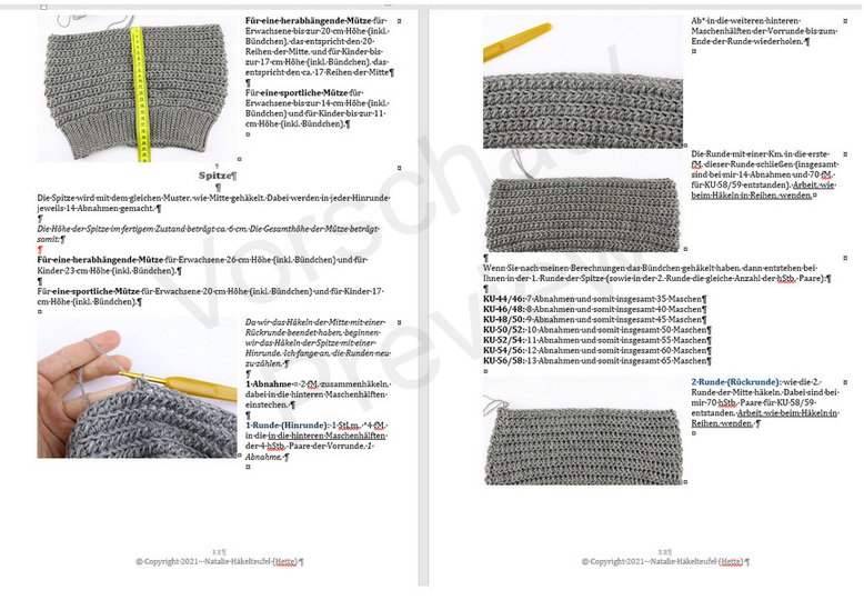 Beanie "Jazz" (sporty o. slouchy, all sizes)