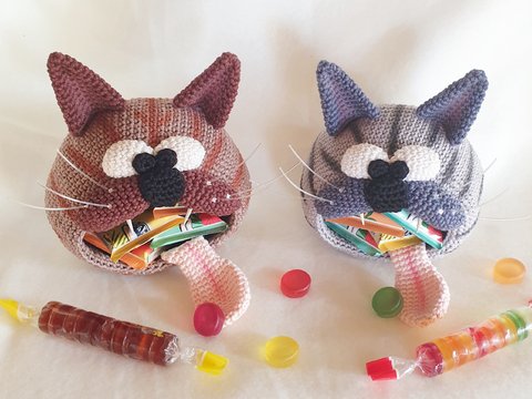 Häkelanleitung Das Nasch-Katzerl