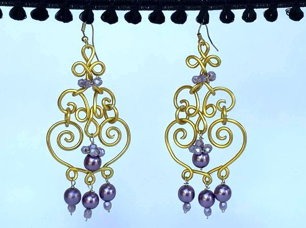 traumhafte Ohrringe " REGINA"