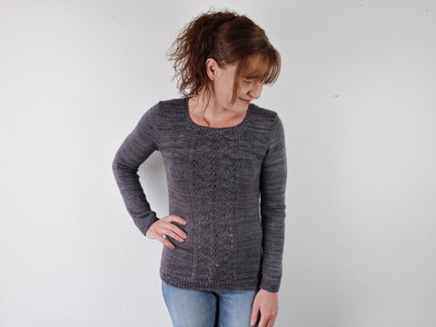 Strickanleitung Pullover "Raindrops"