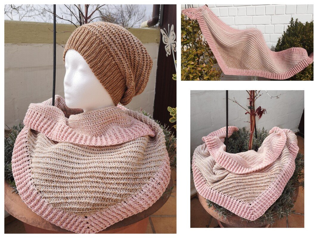 Häkelset Mütze und Tuch "Lomi" - Bild 5