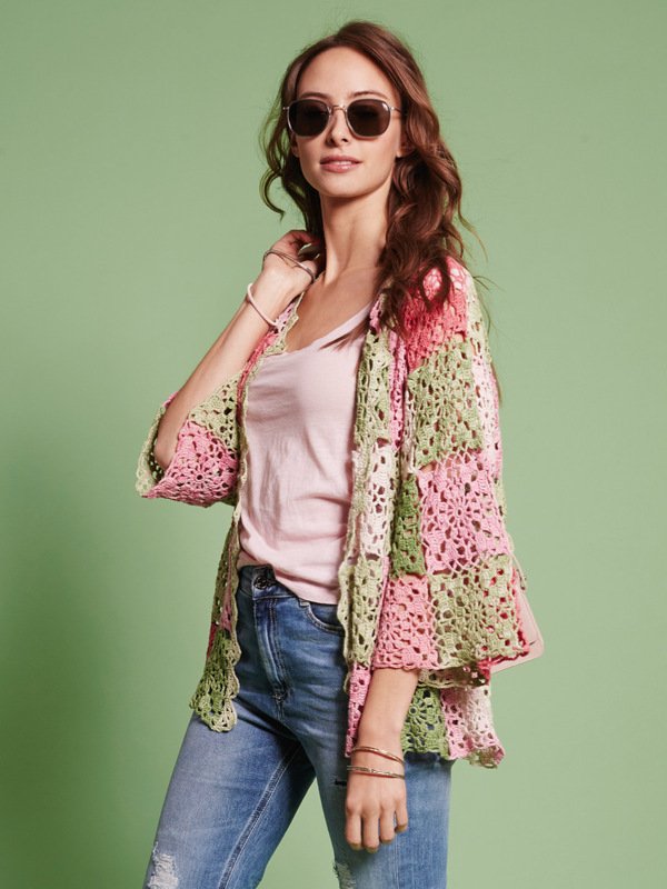 Häkelanleitung: Häkeljacke "New Romance"