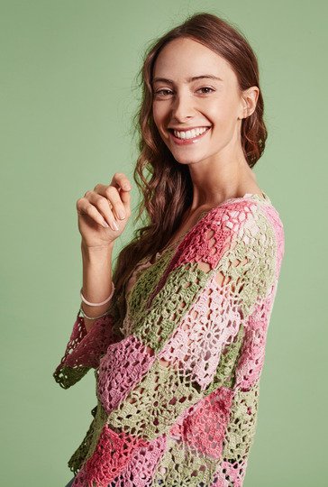 Häkelanleitung: Häkeljacke "New Romance"