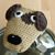 Crochet pattern for a potholder "dog"