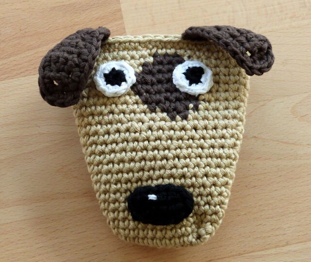 Crochet pattern potholder dog