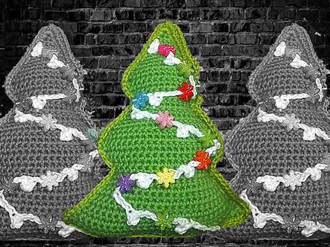 Weihnachtsbaum Häkelanleitung