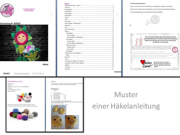 Weihnachtlicher Wicht - Häkelanleitung - auch für Anfänger