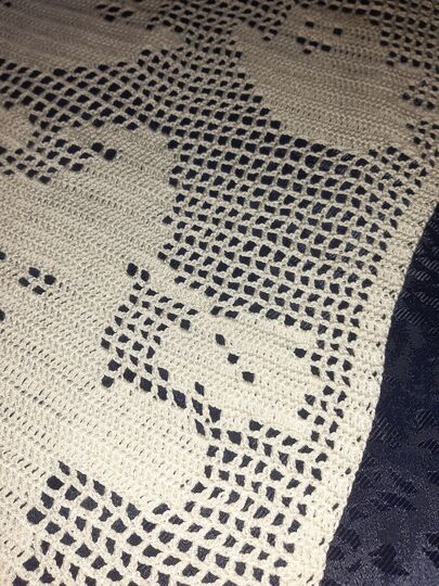 Tischläufer Herbst "Geister" häkeln