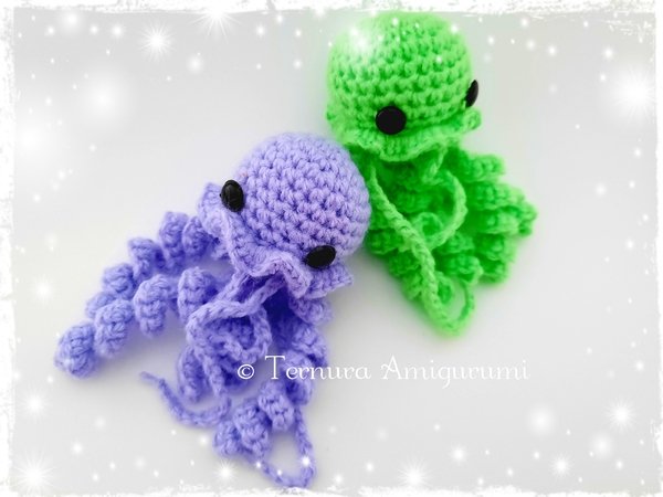 Crochet pattern jellyfish PDF + Video