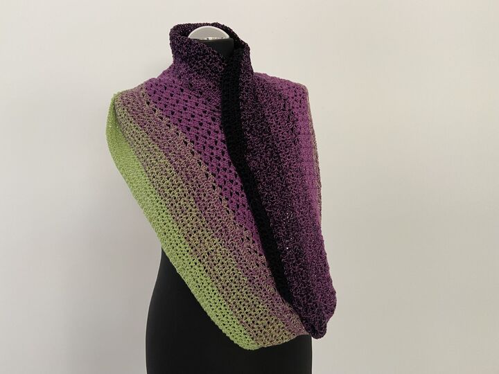 Häkelanleitung - Loop "Tricolor"