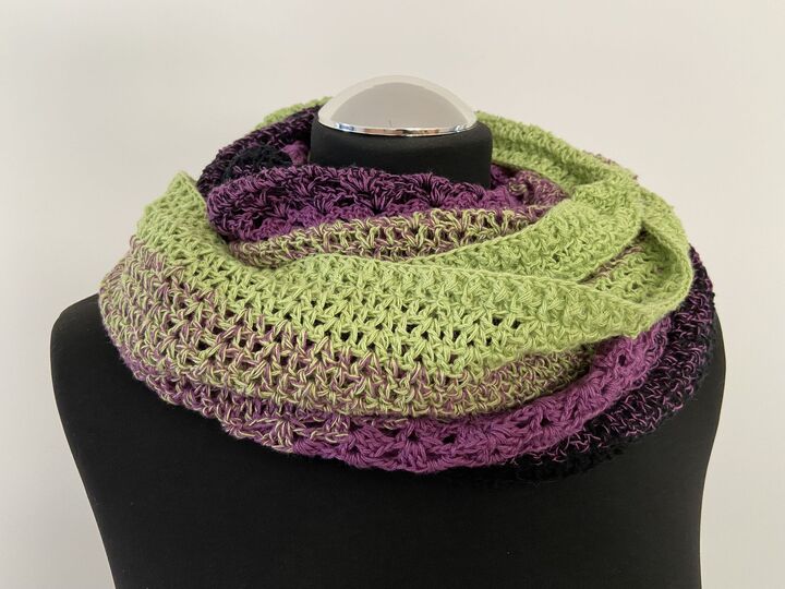 Häkelanleitung - Loop "Tricolor"