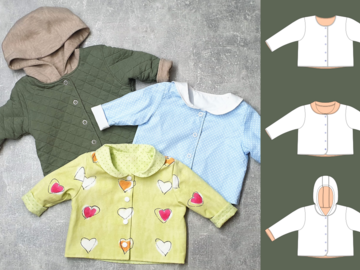Charly Baby & Toddler Jacket – Hood or Collar EU 44–98 / US 0–3T