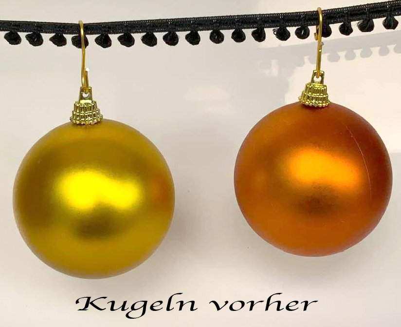 Christbaumkugel HUSSE aus Wolle/Perlen/Draht