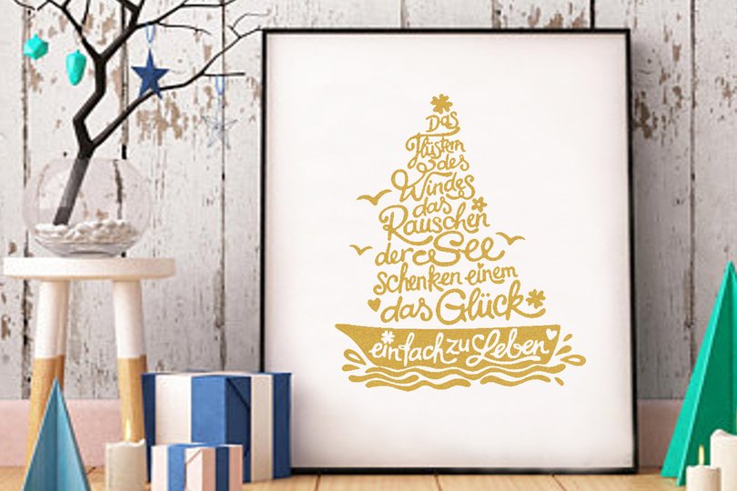 Glückssegler Plotterdatei SVG DXF FCM