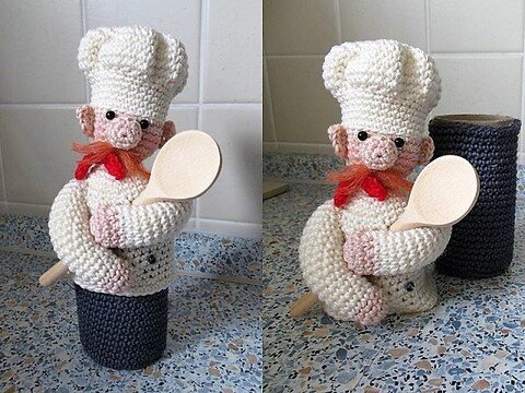 Häkelanleitung Chefkoch Charly (zum Öffnen)