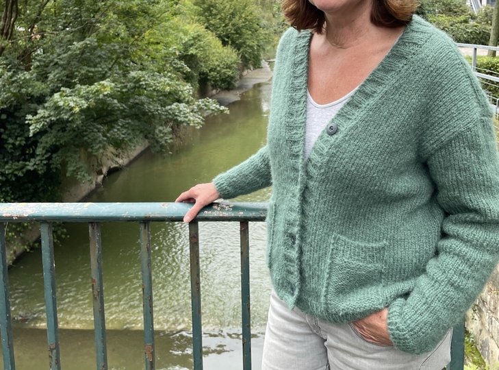 Strickjacke RYA Strickanleitung Damen Cardigan