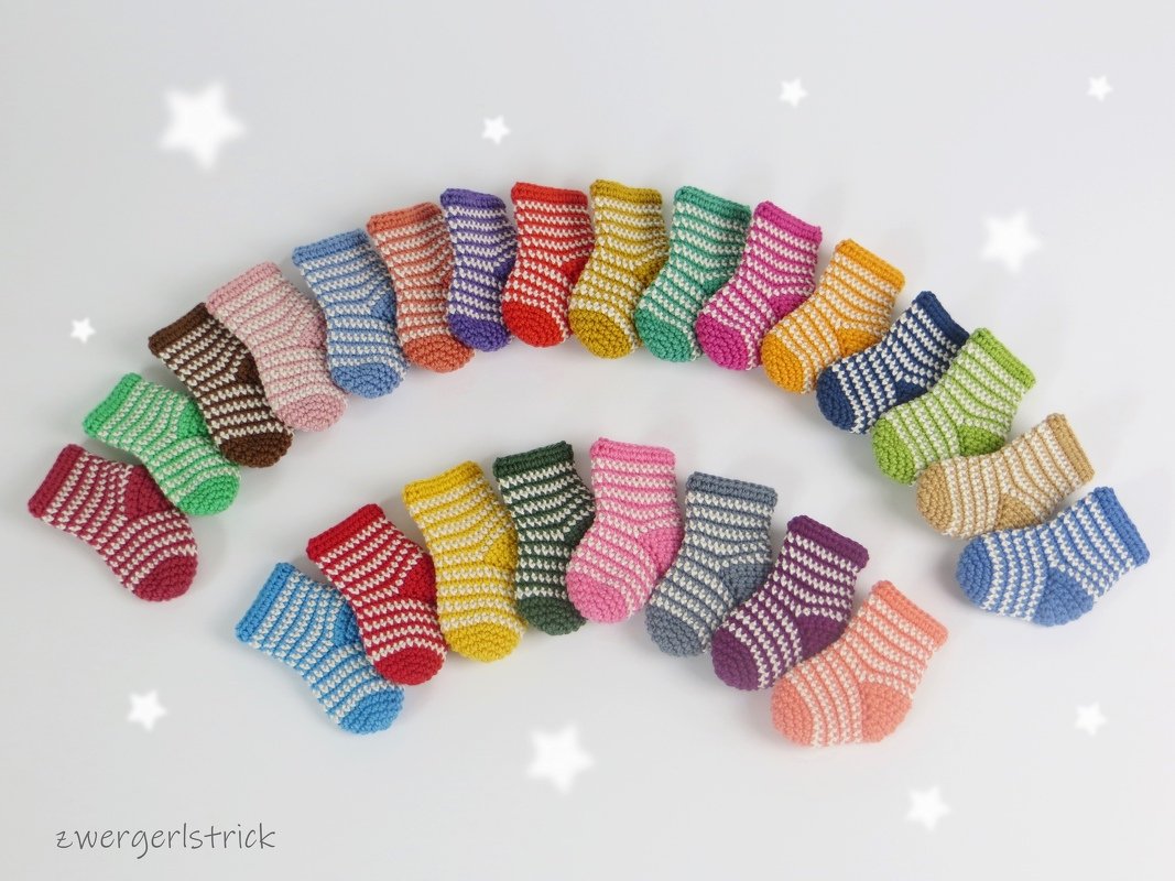 Häkelanleitung für Adventskalender-Söckchen - Bild 3