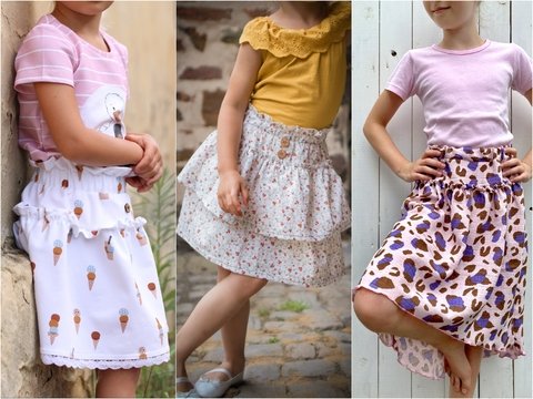 Rock kleine Tanzfee Schnittmuster mit Beamerdatei