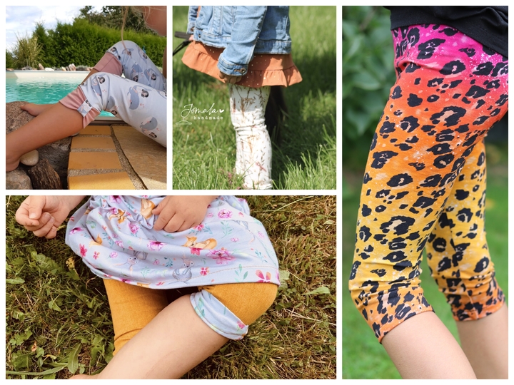Leggings Mädel Legs Schnittmuster mit Beamerdatei