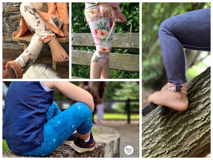Leggings Mädel Legs Schnittmuster mit Beamerdatei